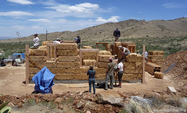 straw bale construction
