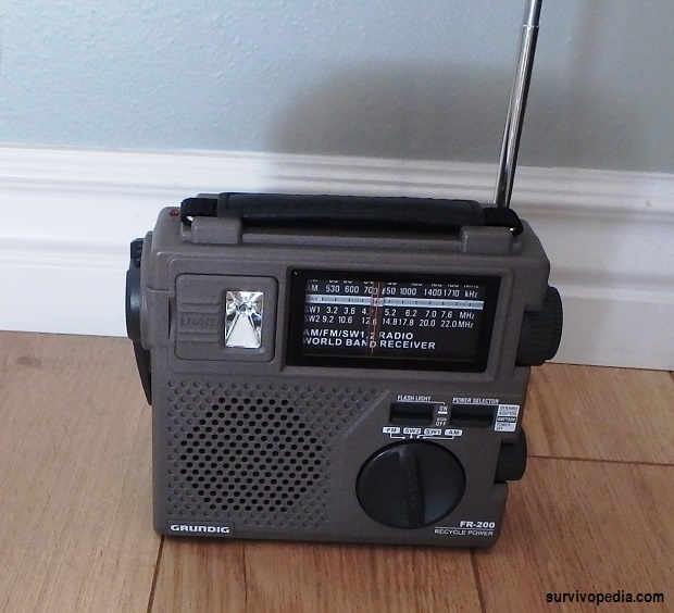 Radio 2 - Running off battery with antenna extended but not plugged into a wall outlet
