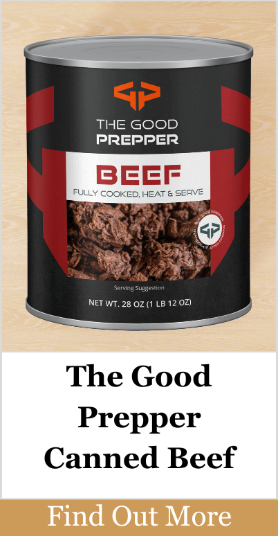 The Good Prepper Canned Beef